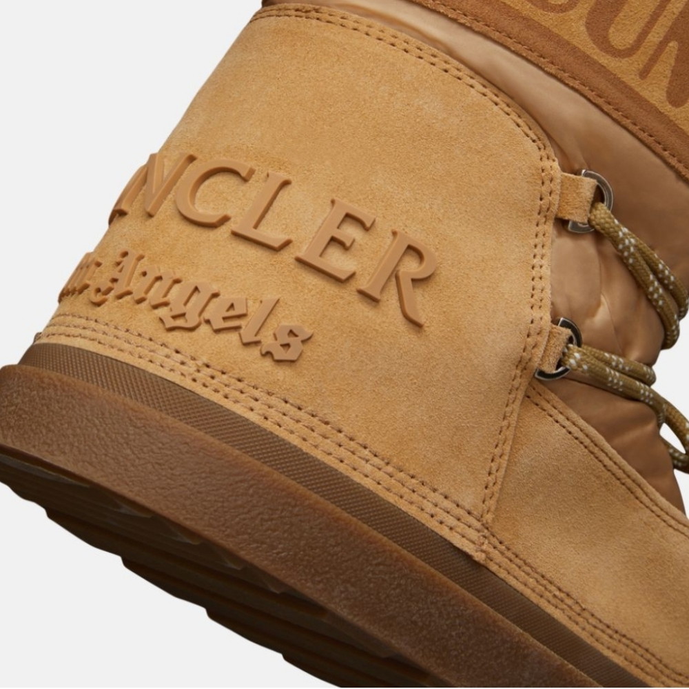 Moncler x Moon Boot Palm Angels Snow Boot 8 Moncler Palm Angels Tan Snow Boots - Picture 5 of 17